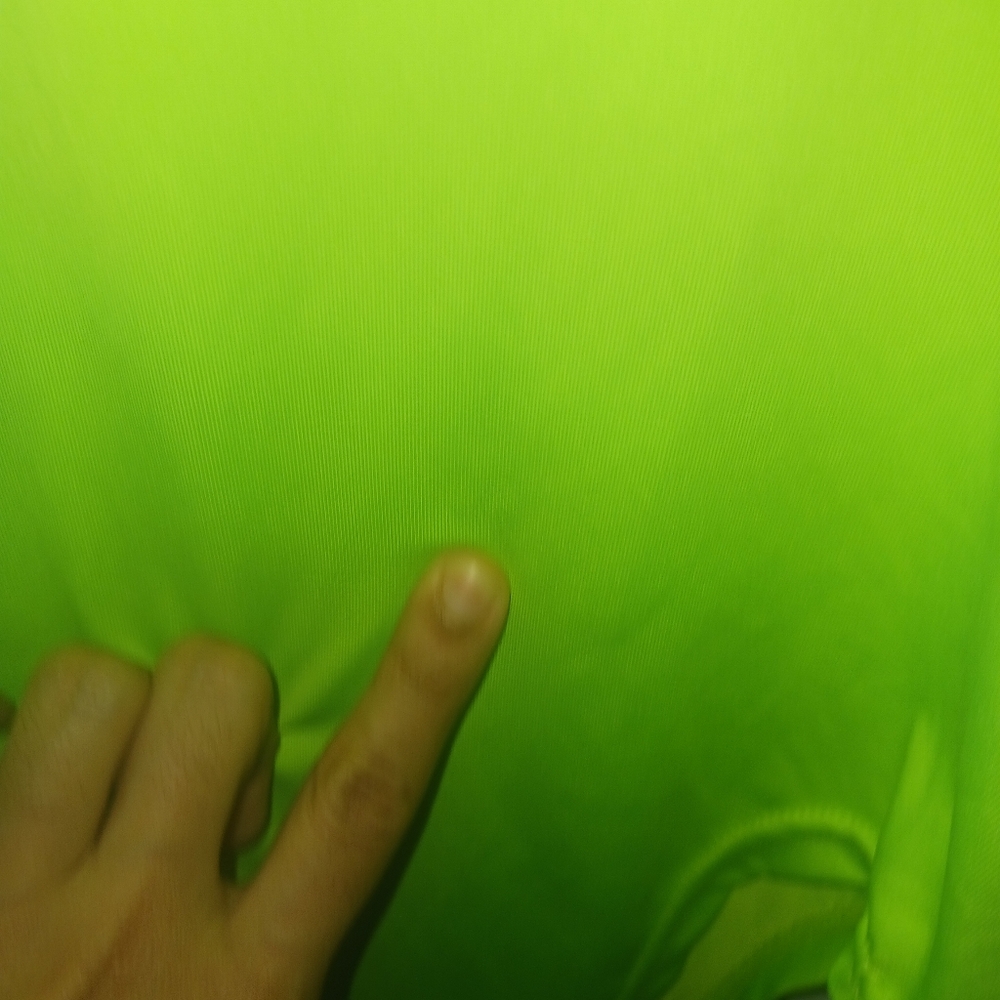 Women green neon mock neck sleveless bodysuit - Picture 9 of 11